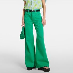 Citizens Of Humanity Beverly Low Slouch Boot Jeans Doheny Green 27 NWT